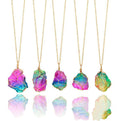 Pendentif Cristal Arc-en-Ciel "Seven Soul Stone" — Énergie & Harmonie