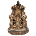 Brûleur d'encens à reflux Ganesh en bronze