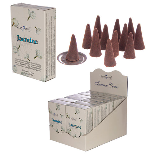 Cônes d'Encens Stamford Hex — Jasmin