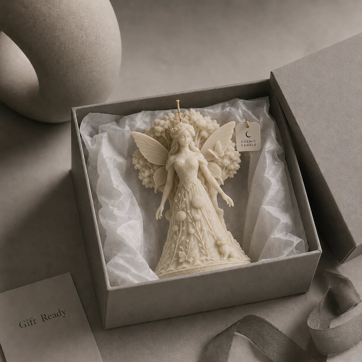 Dreamy Fairy Goddess Candle Mold, Exquisite Texture, Handmade DIY, Healing Candle, Perfect Gift for Best Friends, Creating a Bea