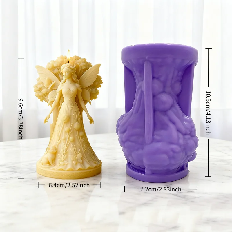 Dreamy Fairy Goddess Candle Mold, Exquisite Texture, Handmade DIY, Healing Candle, Perfect Gift for Best Friends, Creating a Bea