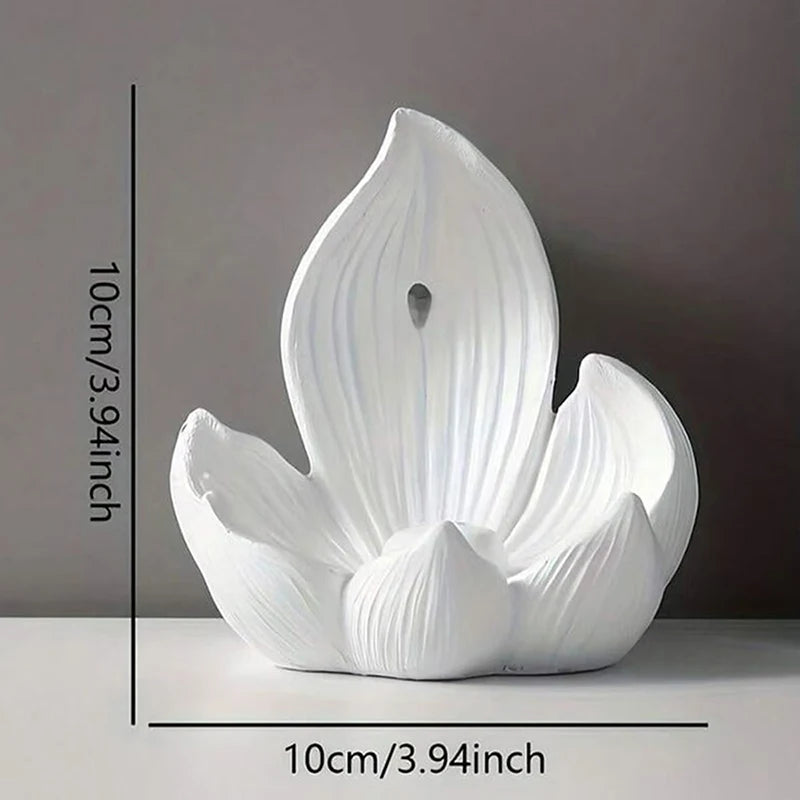 Incense Burner Stick Holder Buddhism Lotus Line Incense Plate Sandalwood Coil Base Temples Yoga Studios Home Decoration
