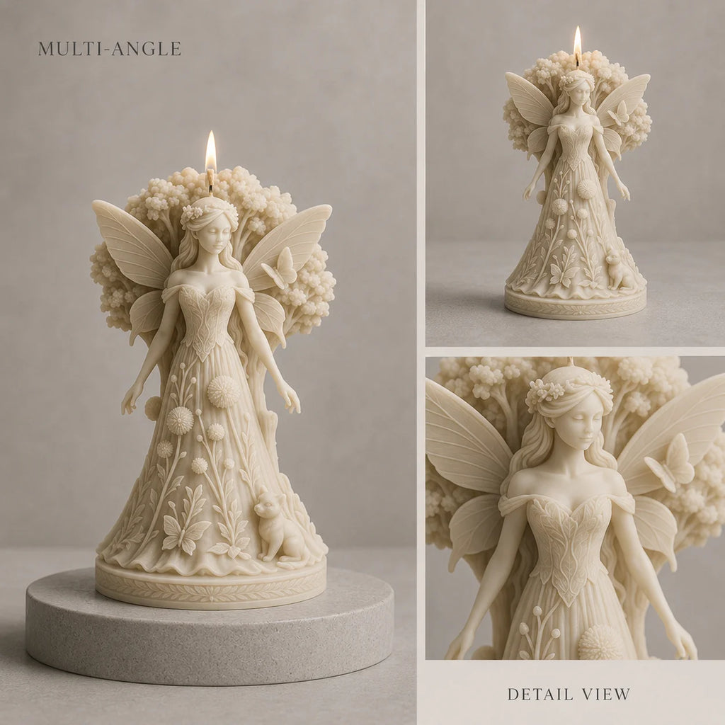 Dreamy Fairy Goddess Candle Mold, Exquisite Texture, Handmade DIY, Healing Candle, Perfect Gift for Best Friends, Creating a Bea