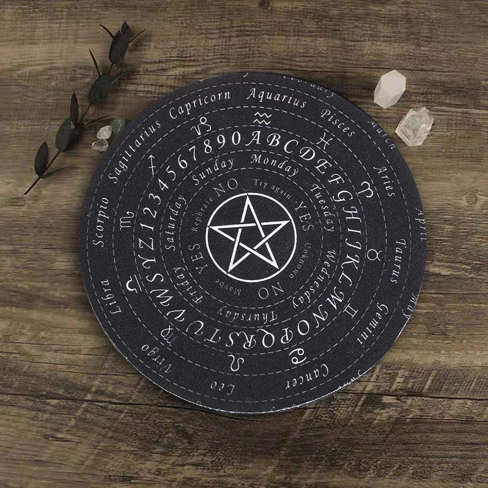 Pendulum Game Mat Divination Communication Magic Meditation Decision Fortune Telling Toys Crafts Witch's Altar Supplies