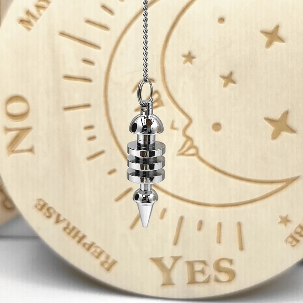 Pendulum - Brass Metal Dowsing & Divination Tool for Reiki Chakra & Metaphysical Spirituality Yoga Balancing Pendant