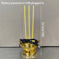 LED Candle Lights, Prayer Candles For Temples And Buddhist Halls, Smokeless Swinging Wick Simulation Candles