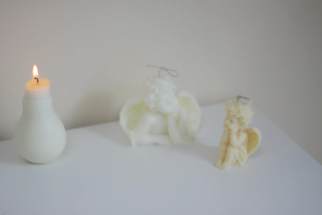 Cute Candles Cupid Angel Scented Candles Ins Small Art Decorative Aromatic Candles Home Fragrant Decoration Posing Props