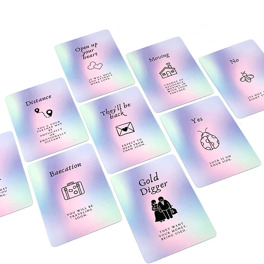 Exquisite Oracle Cards 41 Oracle Cards English Version Deck Divination Party Game  Leisure Entertainment Card Game