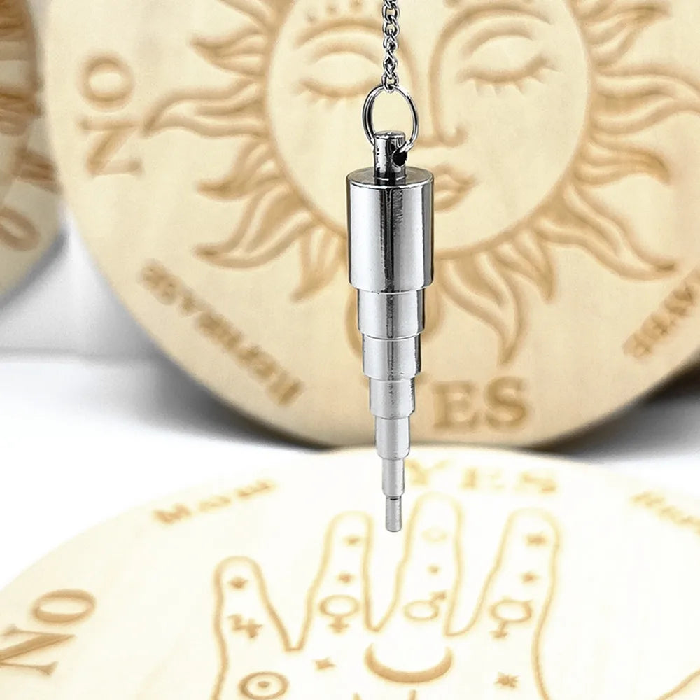 Pendulum - Brass Metal Dowsing & Divination Tool for Reiki Chakra & Metaphysical Spirituality Yoga Balancing Pendant