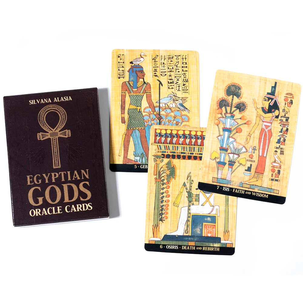 EGYPTIAN GODS ORACLE CARDS Board Game Oracle Cards Family Party English Playing Cards