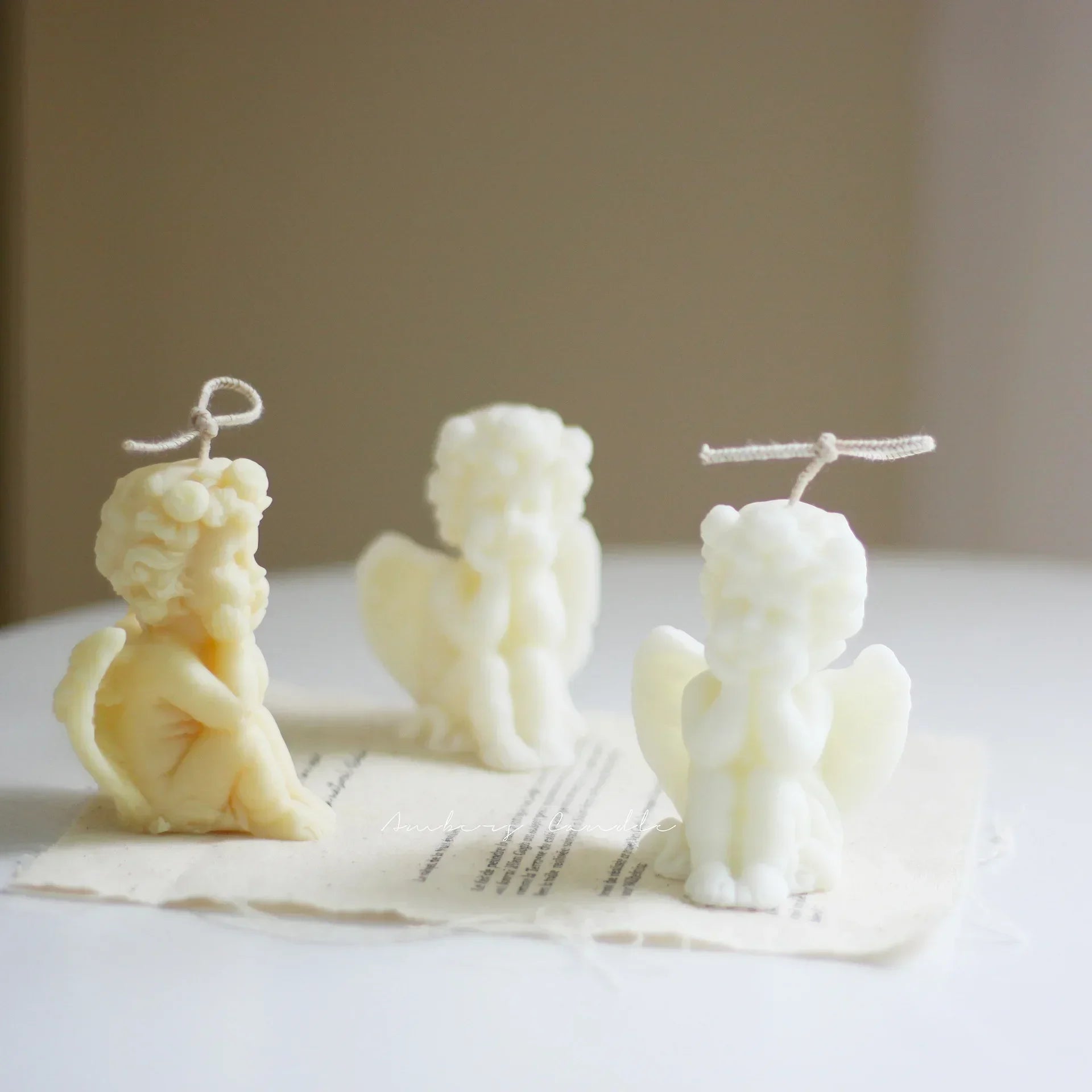 Cute Candles Cupid Angel Scented Candles Ins Small Art Decorative Aromatic Candles Home Fragrant Decoration Posing Props