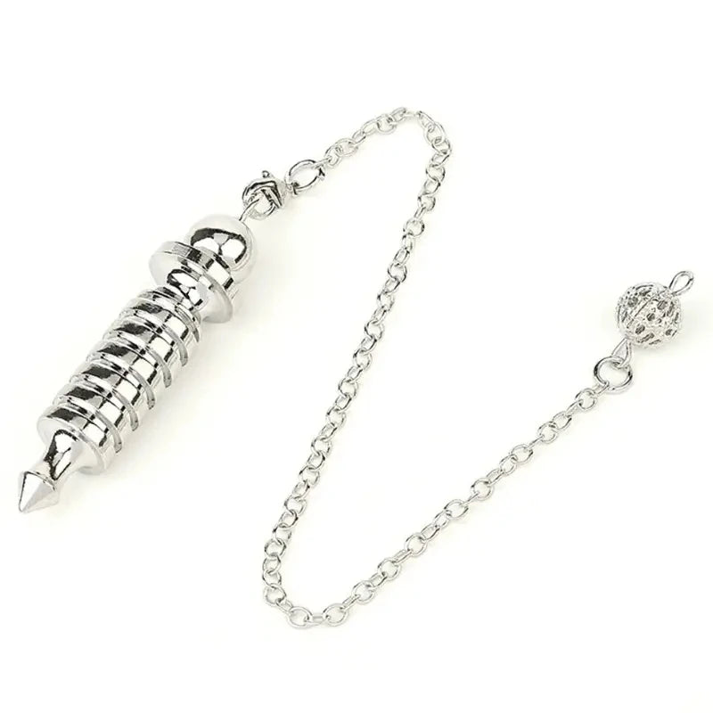 Metal Copper Pendulum for Divination Dowsing Reiki Healing Dowsing Wicca Balancing Spiritual Isis Pointed Pendulum Pendulos X005