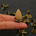 10pcs Mini Incent Stand Storage Metal Holder Burner Cone Coil Backflow Holders Stick Catcher Ash Waterfall Censer Filter