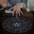 Pendulum Game Mat Divination Communication Magic Meditation Decision Fortune Telling Toys Crafts Witch's Altar Supplies