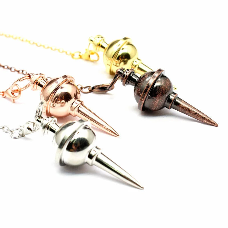 Copper Metal Pendulum for Dowsing Divination Energy Work Meditation Scrying Witchcraft Pendulums Tool Spiritual Pendulos