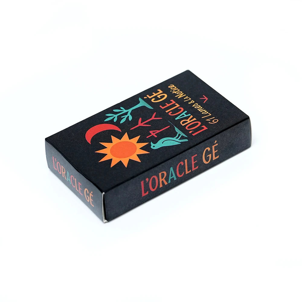 L'Oracle Gé - 61 lames & la notice Cartes de tarot françaises Oracle divin Ce jeu divinatoire au graphisme simple et éloquent co