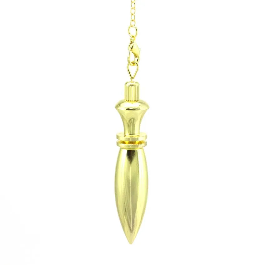 Dowsing Divination Pendulum Karnak Egyptian Metal Pendulums Brass Pendant Healing Heavy Dowser Reiki Spiritual Pendulos Tool