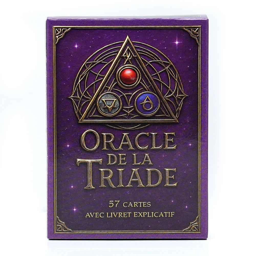 Vintage Oracle Card Set, French Version, Tabletop Game for Family & Friends Gatherings, Ideal for Beginners & Collectors, Gift