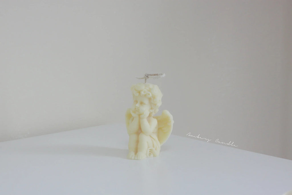 Cute Candles Cupid Angel Scented Candles Ins Small Art Decorative Aromatic Candles Home Fragrant Decoration Posing Props
