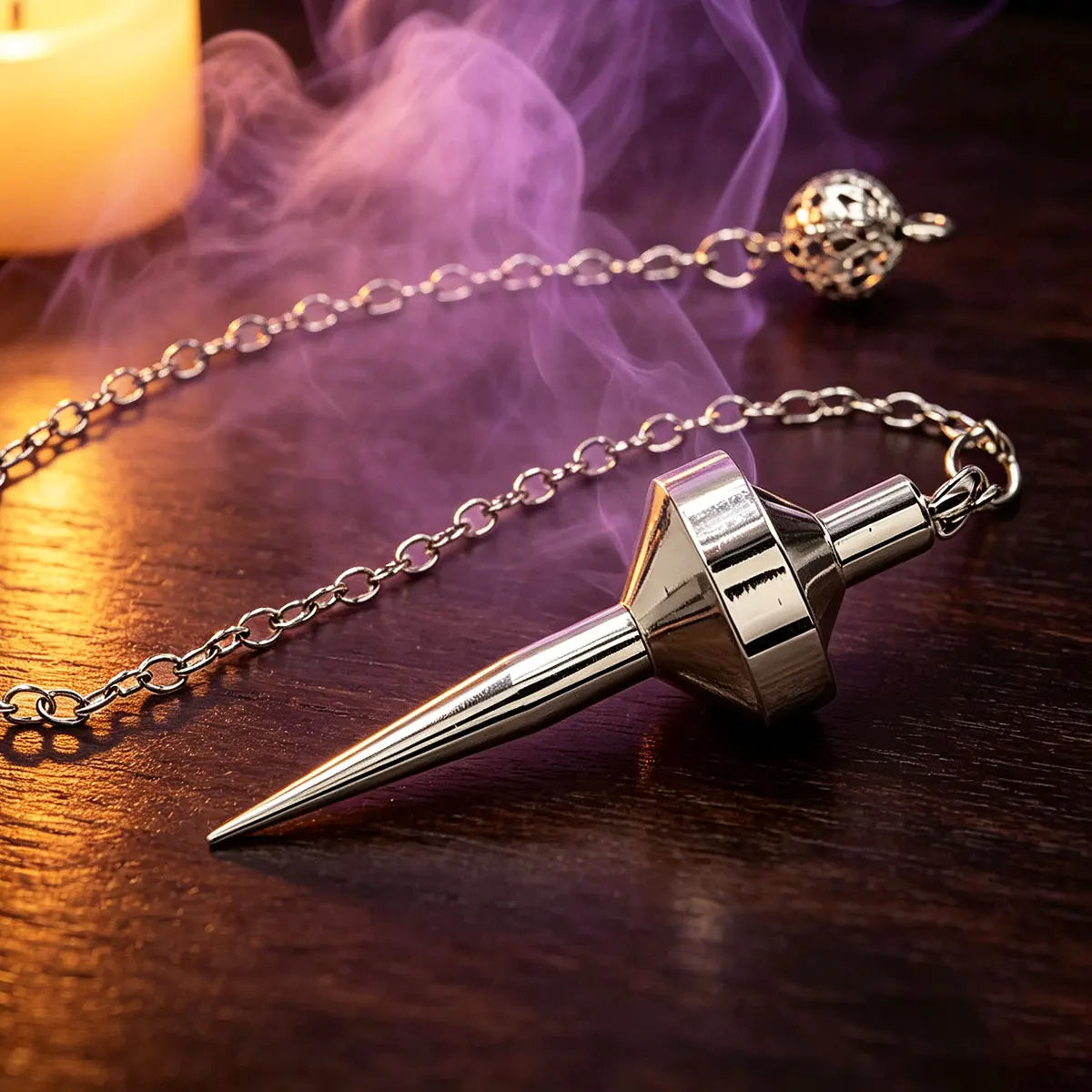 Copper Metal Pendulum for Dowsing Divination Energy Work Meditation Scrying Witchcraft Pendulums Tool Spiritual Pendulos X092