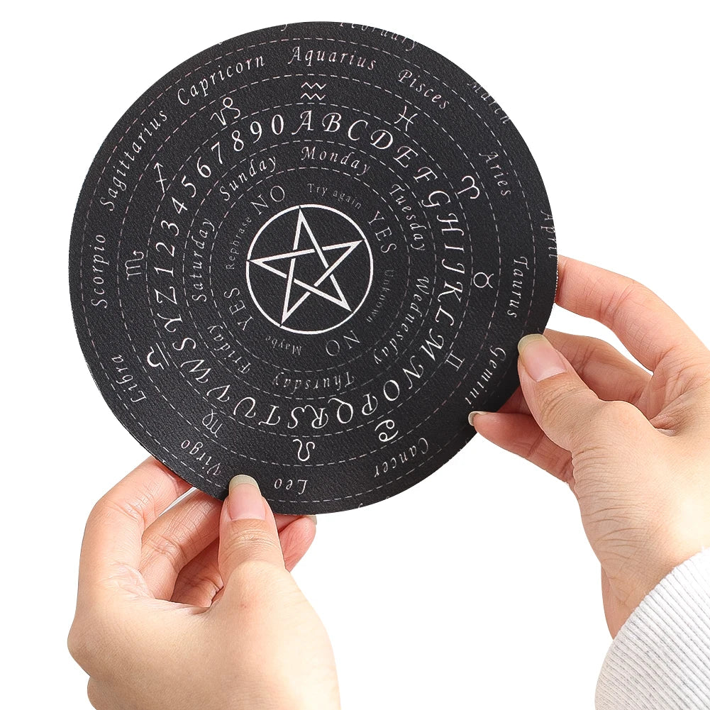 Pendulum Game Mat Divination Communication Magic Meditation Decision Fortune Telling Toys Crafts Witch's Altar Supplies