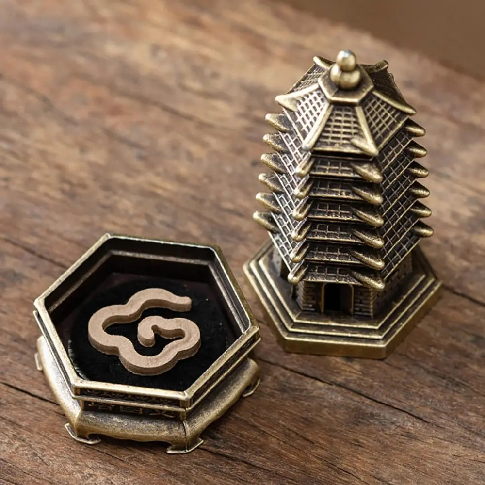 New Chinese Style Incense Burner Zinc Alloy Vertical Indoor Aromatherapy Good Symbolism Accessories Incense Burning Gifts