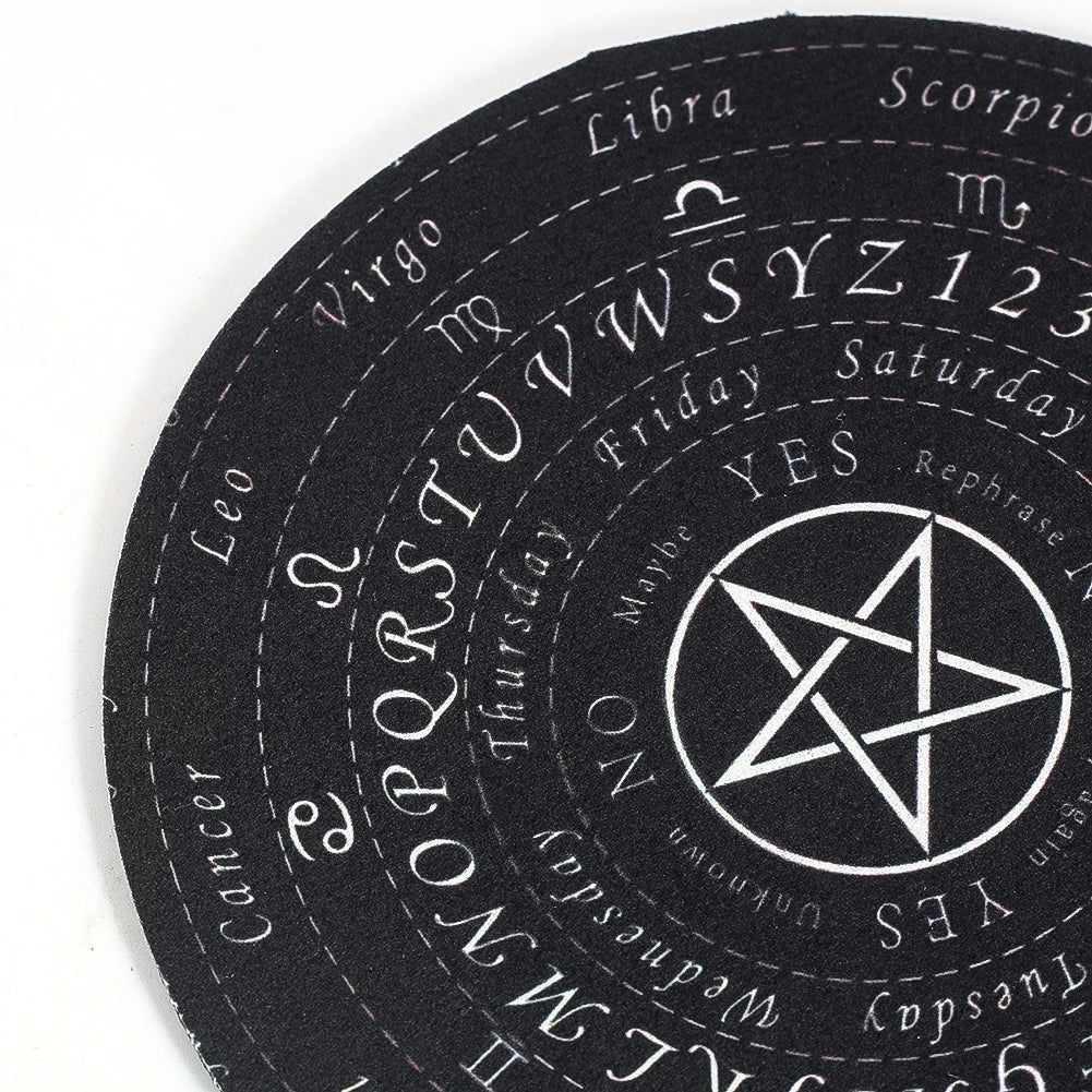Pendulum Game Mat Divination Communication Magic Meditation Decision Fortune Telling Toys Crafts Witch's Altar Supplies
