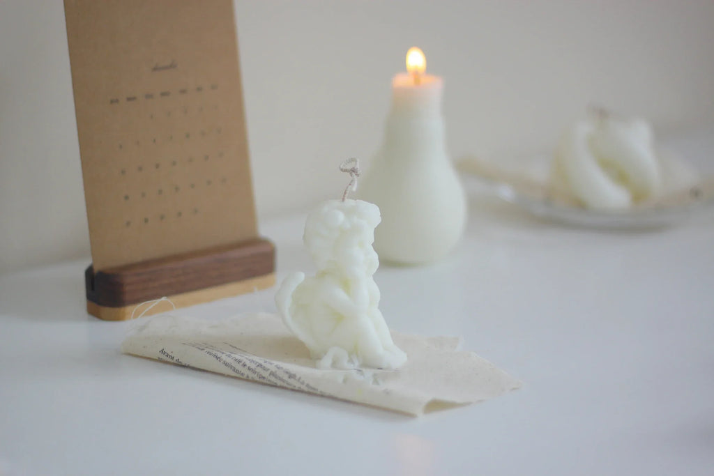 Cute Candles Cupid Angel Scented Candles Ins Small Art Decorative Aromatic Candles Home Fragrant Decoration Posing Props