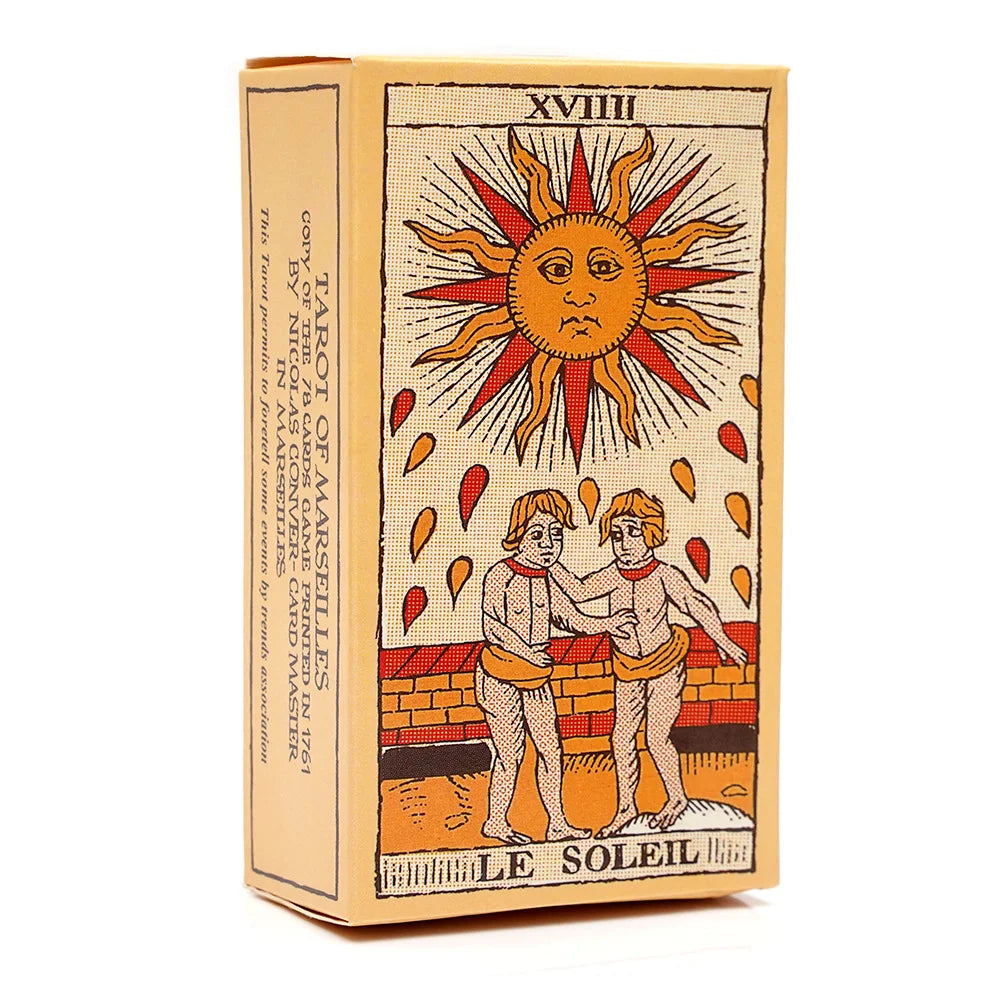 Vintage Oracle Card Set, French Version, Tabletop Game for Family & Friends Gatherings, Ideal for Beginners & Collectors, Gift