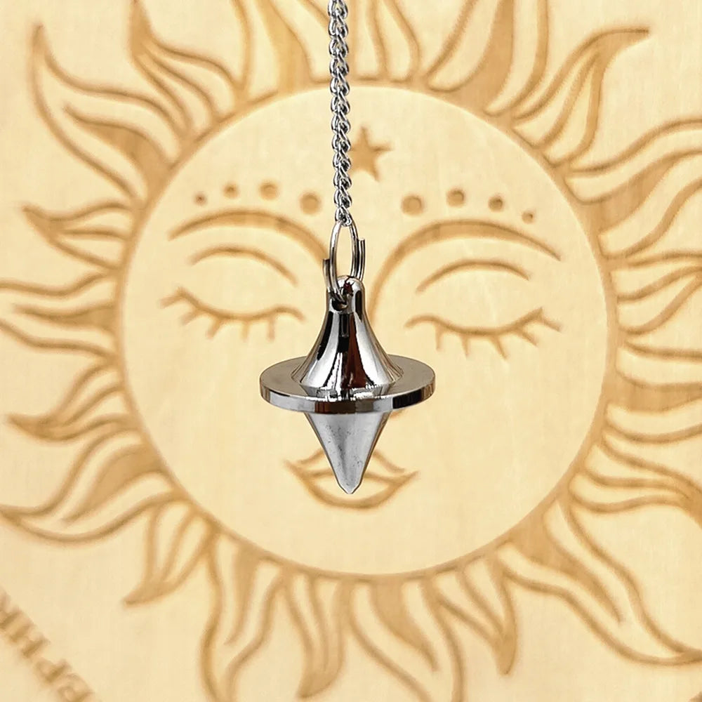 Pendulum - Brass Metal Dowsing & Divination Tool for Reiki Chakra & Metaphysical Spirituality Yoga Balancing Pendant