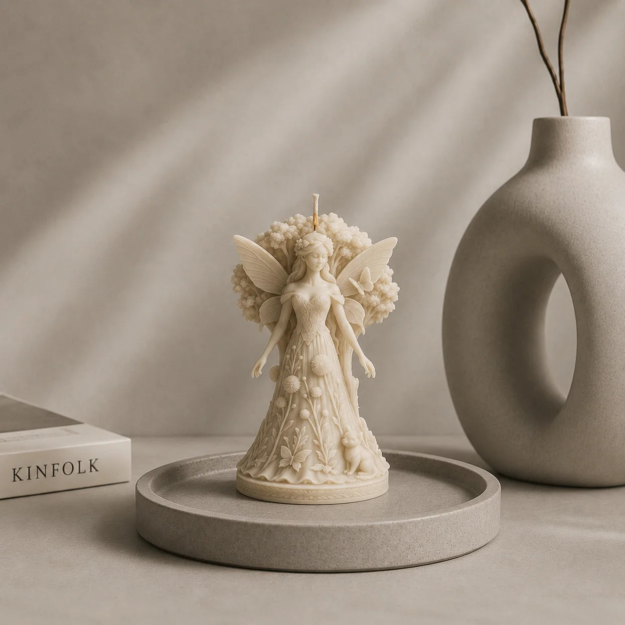 Dreamy Fairy Goddess Candle Mold, Exquisite Texture, Handmade DIY, Healing Candle, Perfect Gift for Best Friends, Creating a Bea