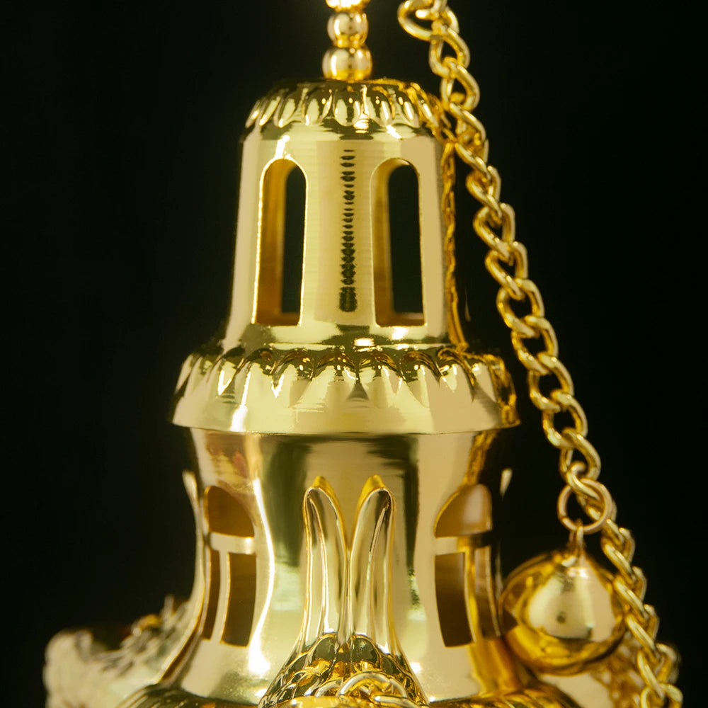 Orthodox Incense Burner - Large Hanging Incense Burner Elegant and Exquisite Incense Burner Home Wall Decoration