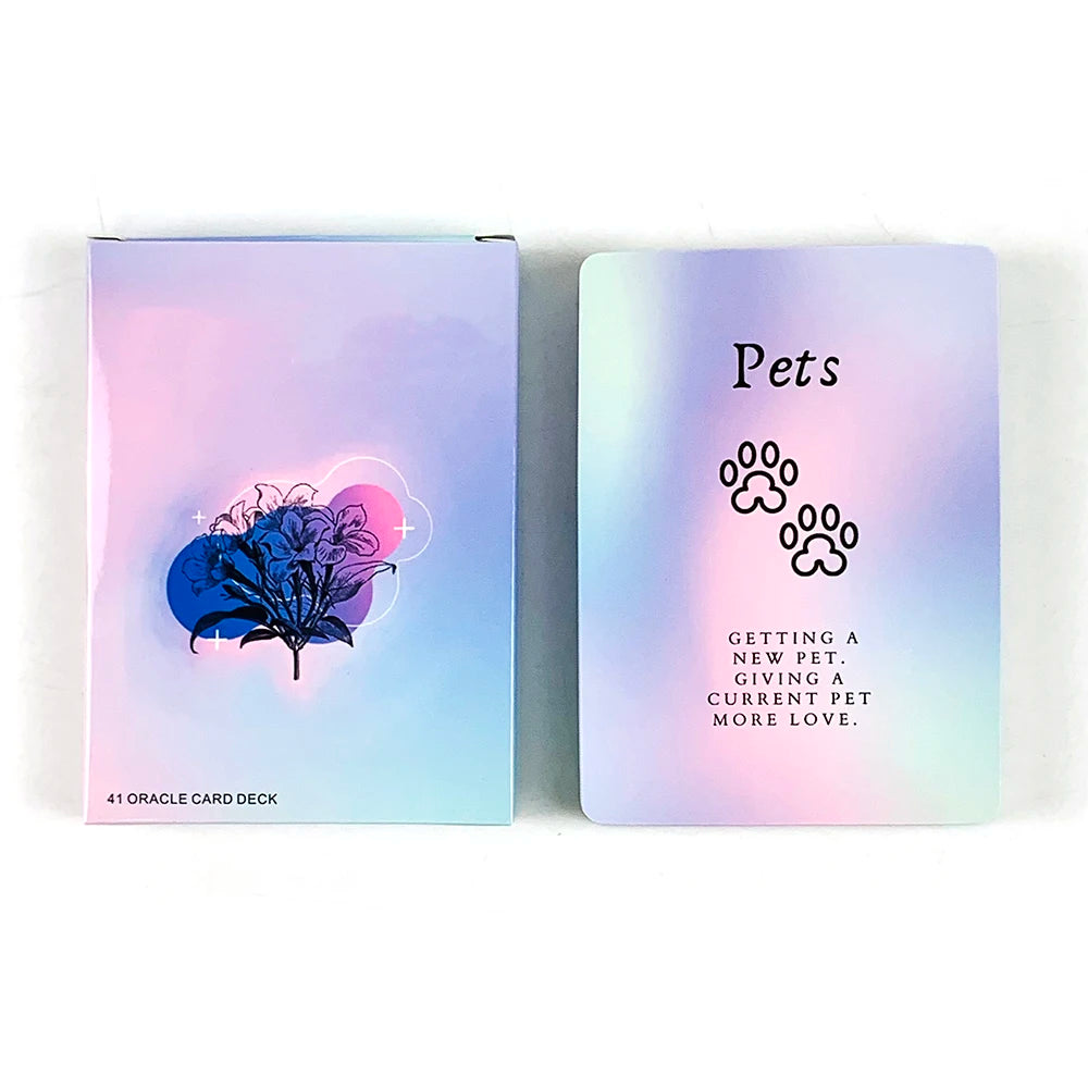 Exquisite Oracle Cards 41 Oracle Cards English Version Deck Divination Party Game  Leisure Entertainment Card Game