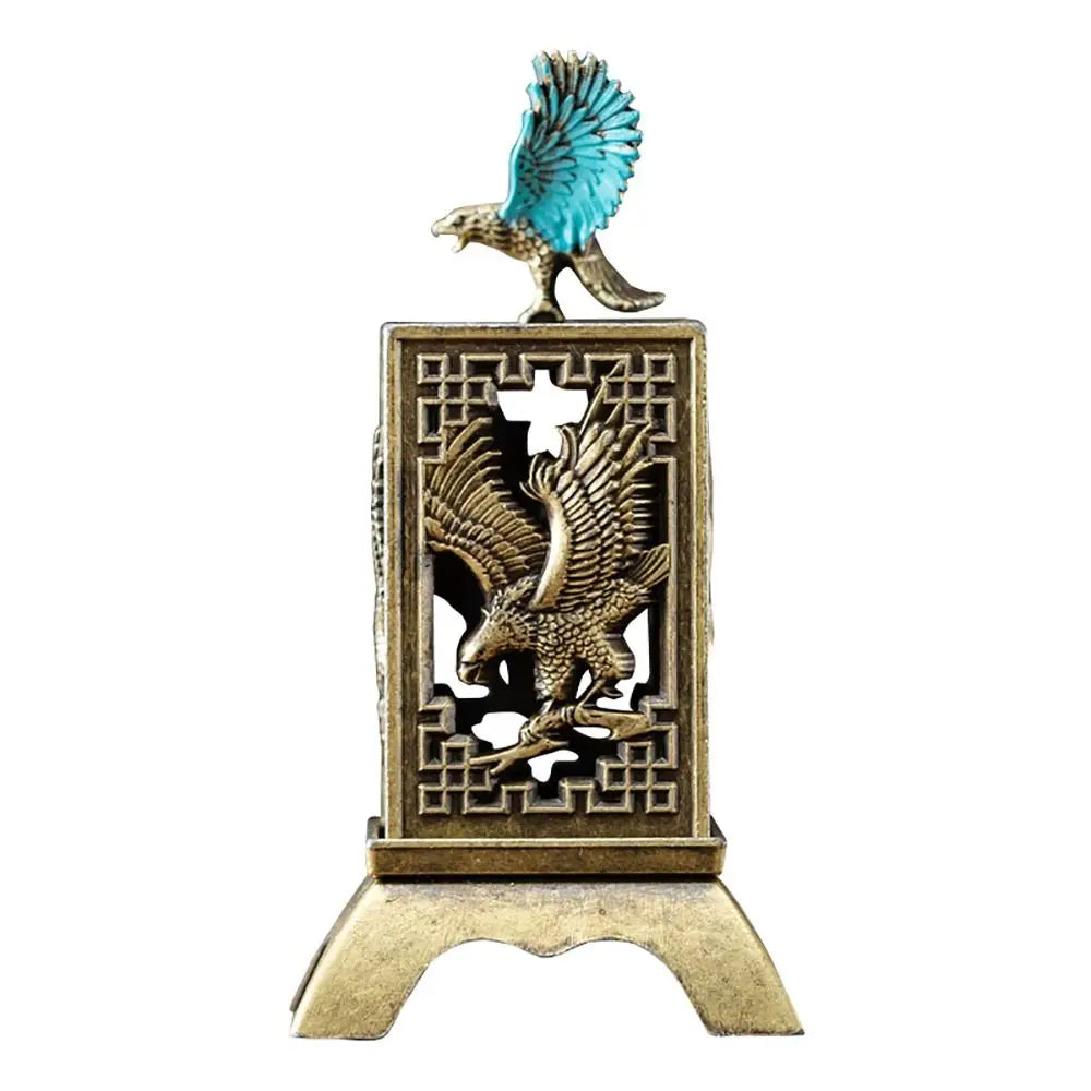 New Chinese Style Incense Burner Zinc Alloy Vertical Indoor Aromatherapy Good Symbolism Accessories Incense Burning Gifts