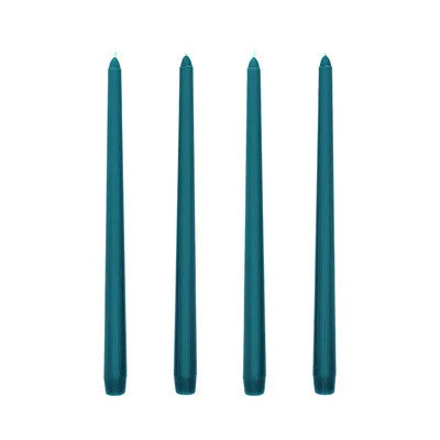 30CM Taper Candle 4 Pack - Home Interior Long Burning Dripless and Smokeless Candles Unscented - Valentines Candles for Home
