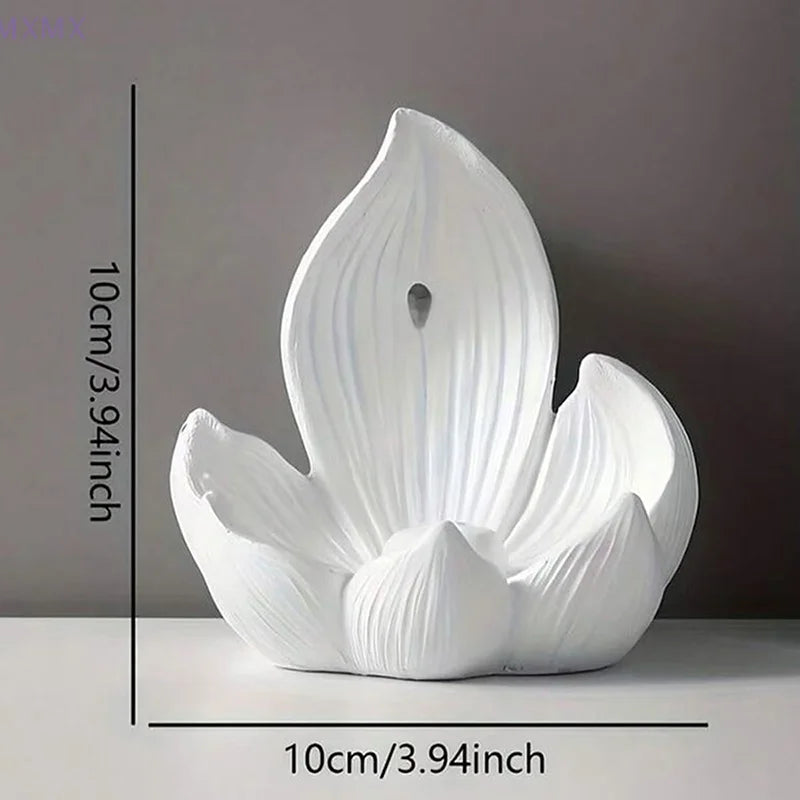 Incense Burner Stick Holder Buddhism Lotus Line Incense Plate Sandalwood Coil Base Temples Yoga Studios Home Decoration