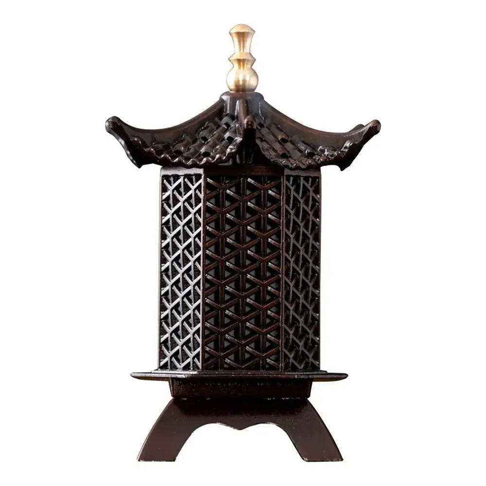 New Chinese Style Incense Burner Zinc Alloy Vertical Indoor Aromatherapy Good Symbolism Accessories Incense Burning Gifts
