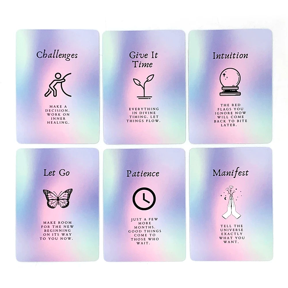 Exquisite Oracle Cards 41 Oracle Cards English Version Deck Divination Party Game  Leisure Entertainment Card Game
