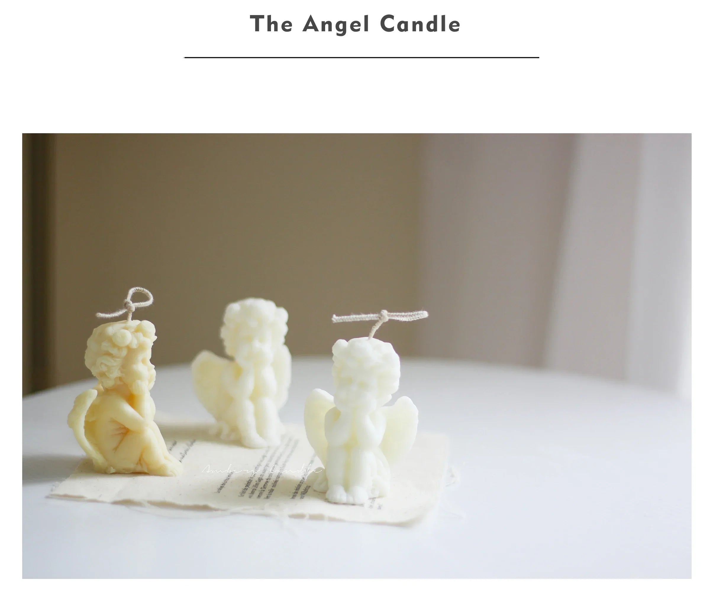 Cute Candles Cupid Angel Scented Candles Ins Small Art Decorative Aromatic Candles Home Fragrant Decoration Posing Props