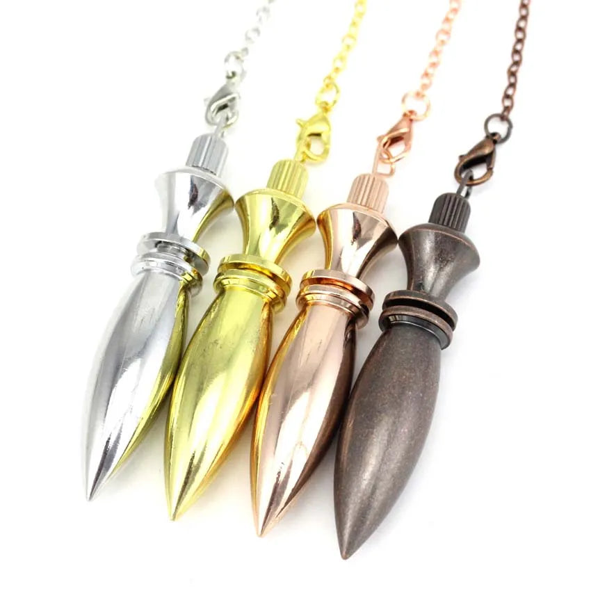 Dowsing Divination Pendulum Karnak Egyptian Metal Pendulums Brass Pendant Healing Heavy Dowser Reiki Spiritual Pendulos Tool