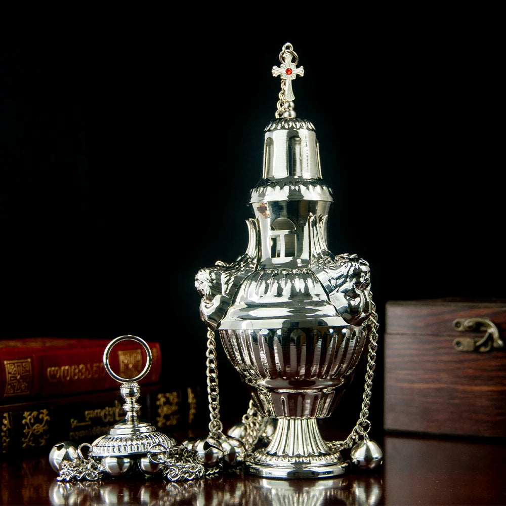 Orthodox Incense Burner - Large Hanging Incense Burner Elegant and Exquisite Incense Burner Home Wall Decoration