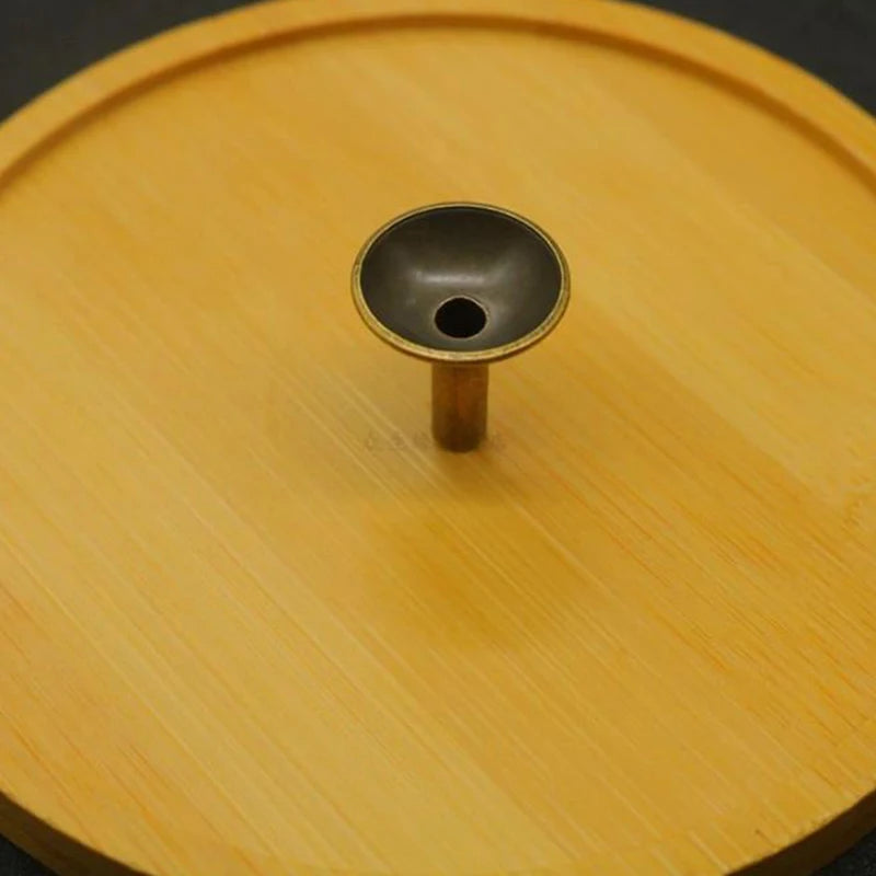10pcs Mini Incent Stand Storage Metal Holder Burner Cone Coil Backflow Holders Stick Catcher Ash Waterfall Censer Filter