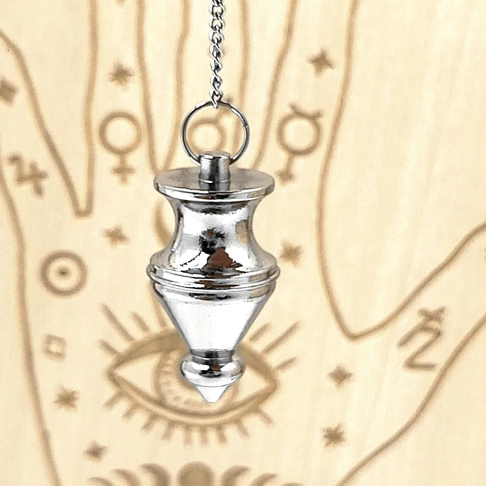 Pendulum - Brass Metal Dowsing & Divination Tool for Reiki Chakra & Metaphysical Spirituality Yoga Balancing Pendant