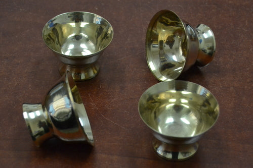 4 pièces de porte-encens en laiton fait main 2 1/4"