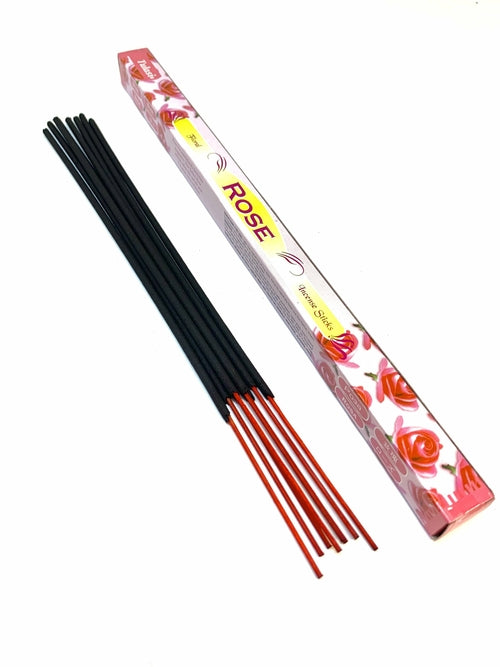 Bâtonnets d'Encens à la Rose — Lot de 8 | Tulasi