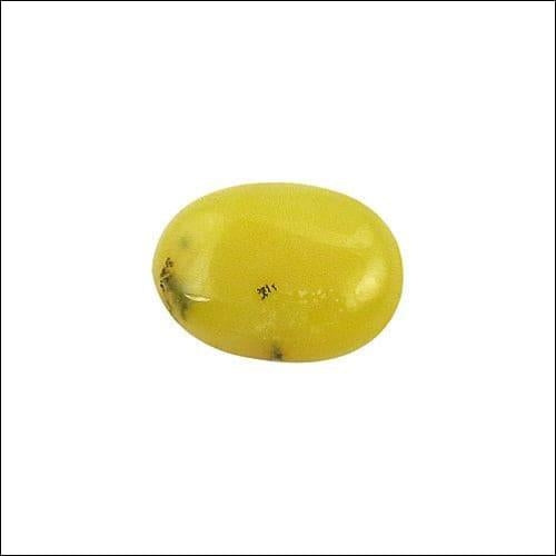 Pierre Opale Jaune Ovale Cabochon — Créativité, Confiance & Guérison Émotionnelle